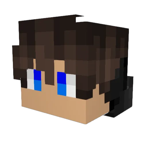 dyvyn Minecraft avatar head, 3D render
