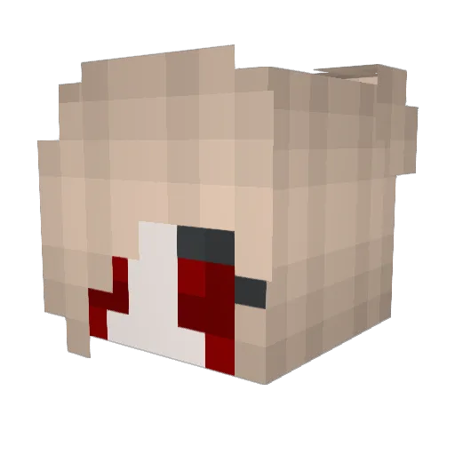 dyyyyyyyyyyyyyyy Minecraft avatar head, 3D render
