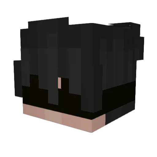 dyzxx Minecraft avatar head, 3D render