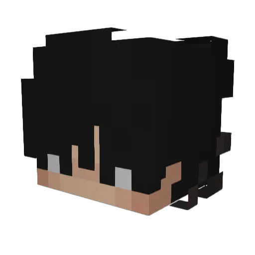 dzaki1233 Minecraft avatar head, 3D render