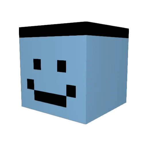 dzeeno Minecraft avatar head, 3D render