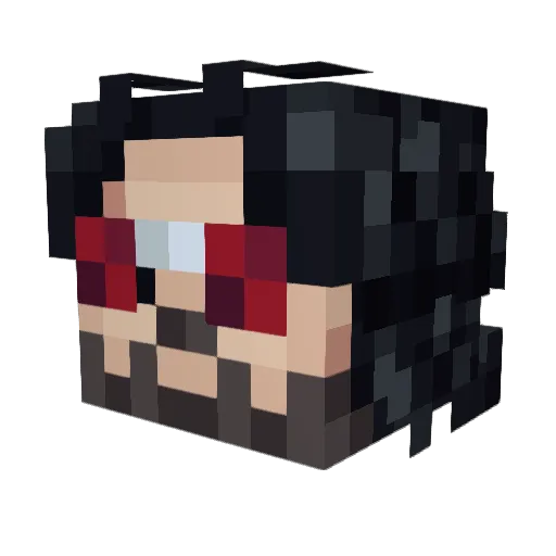 dzika_masti Minecraft avatar head, 3D render