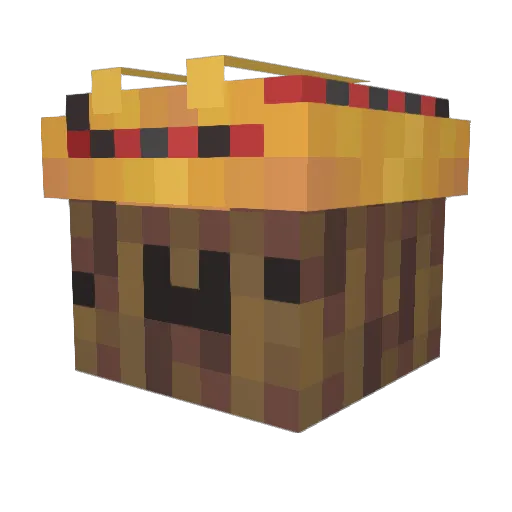 dzikizachud Minecraft avatar head, 3D render
