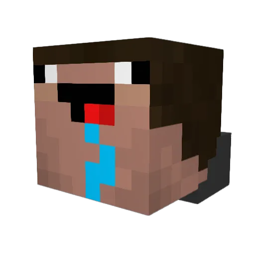 dziurkacz78 Minecraft avatar head, 3D render