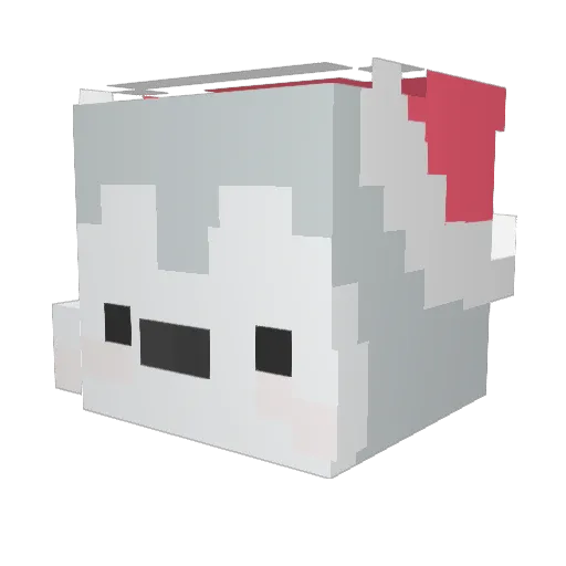 dzivan Minecraft avatar head, 3D render