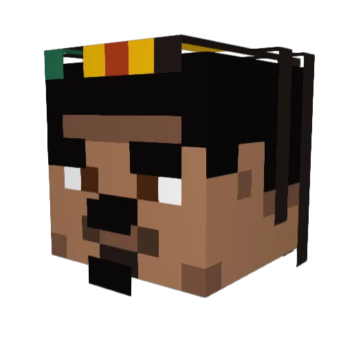 dzs21 Minecraft avatar head, 3D render