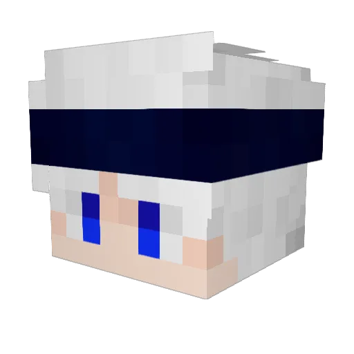 dztrem7 Minecraft avatar head, 3D render