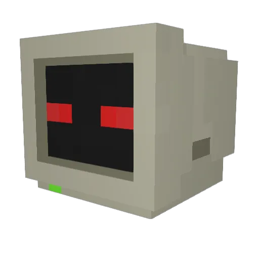 dzvaden Minecraft avatar head, 3D render