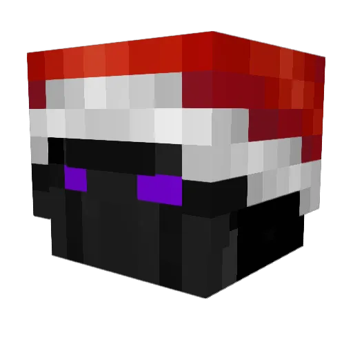 e1000_ Minecraft avatar head, 3D render