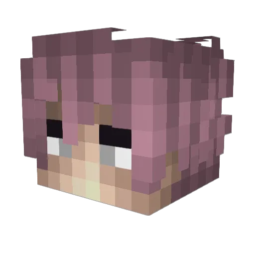 e1j Minecraft avatar head, 3D render
