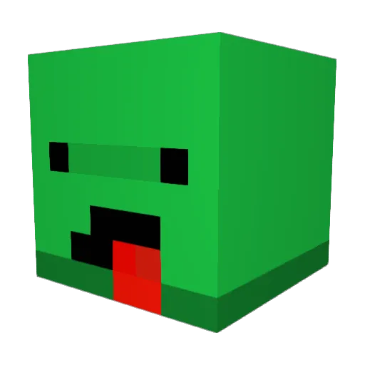 e220909 Minecraft avatar head, 3D render
