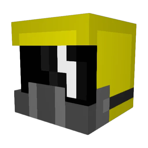 e3r Minecraft avatar head, 3D render