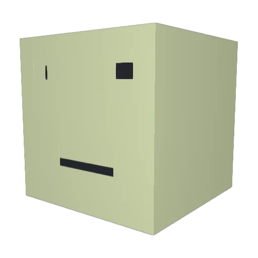 e3xe Minecraft avatar head, 3D render