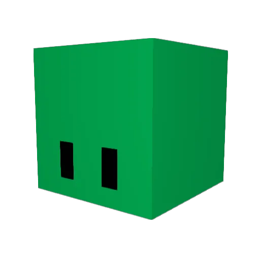 e4kona_ Minecraft avatar head, 3D render