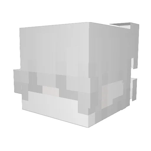 e4wyn Minecraft avatar head, 3D render