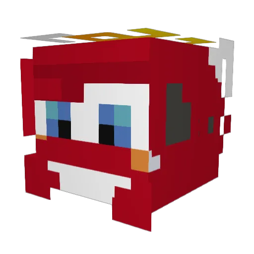 e5l4i Minecraft avatar head, 3D render