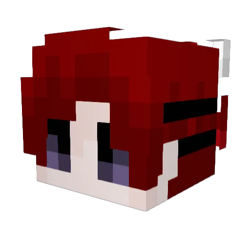 e5ryy Minecraft avatar head, 3D render