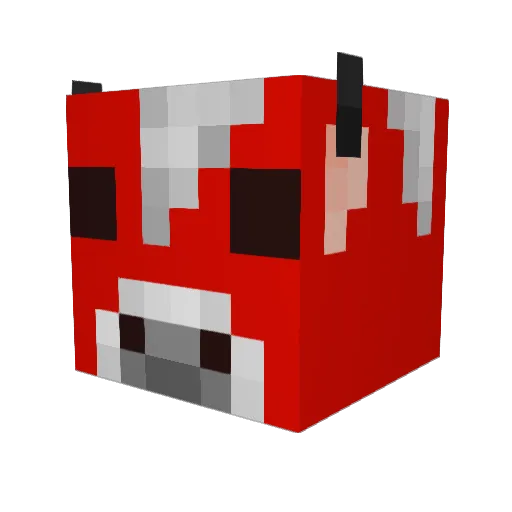 e7p8 Minecraft avatar head, 3D render