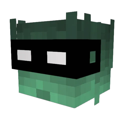 e93m3 Minecraft avatar head, 3D render