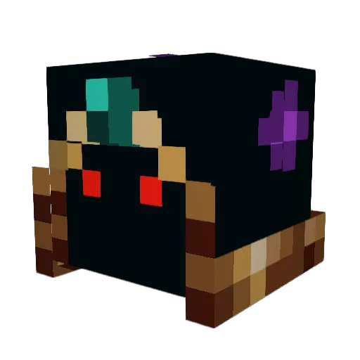 e9g9g Minecraft avatar head, 3D render