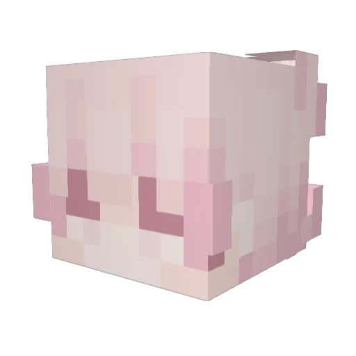 eABz Minecraft avatar head, 3D render