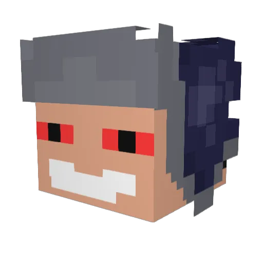 eAVVPZeAVVPZ Minecraft avatar head, 3D render