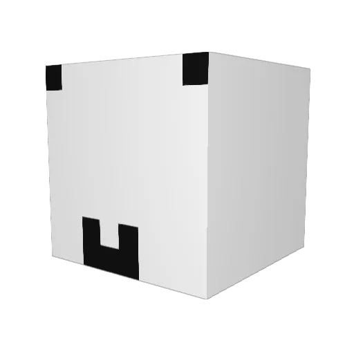 eBay_Scammer Minecraft avatar head, 3D render