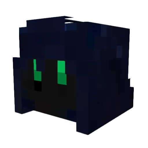 eBlittz Minecraft avatar head, 3D render