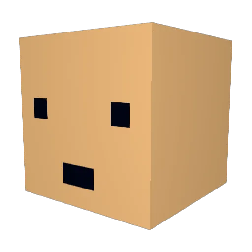 eGGofficial Minecraft avatar head, 3D render