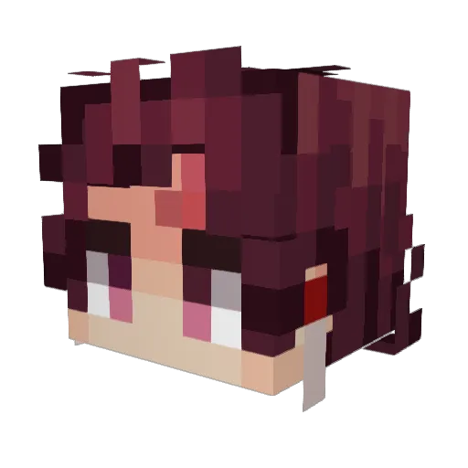 eK4rim Minecraft avatar head, 3D render