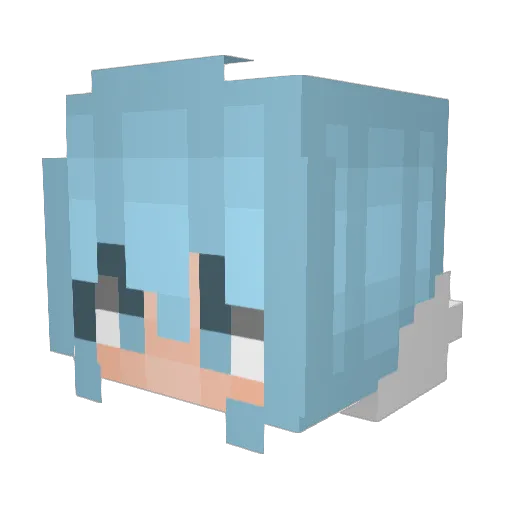 eKenzie Minecraft avatar head, 3D render