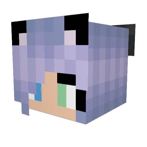 eLeMeNnO Minecraft avatar head, 3D render