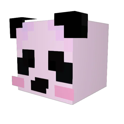 eLhOPuN Minecraft avatar head, 3D render