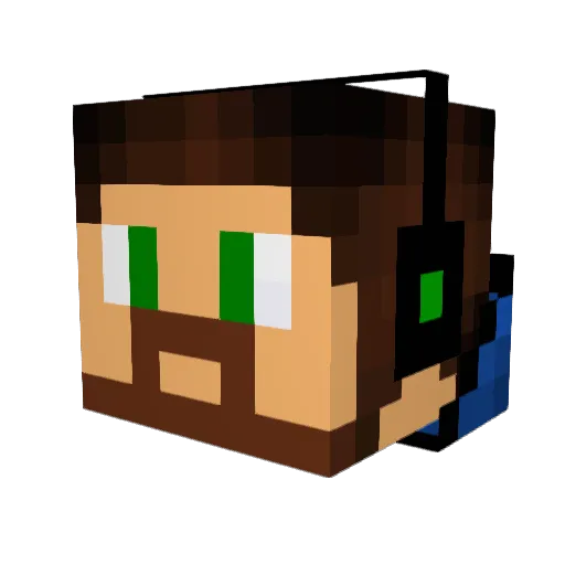 eLiMaN11 Minecraft avatar head, 3D render