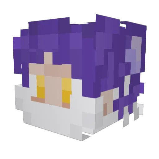 eLoach Minecraft avatar head, 3D render