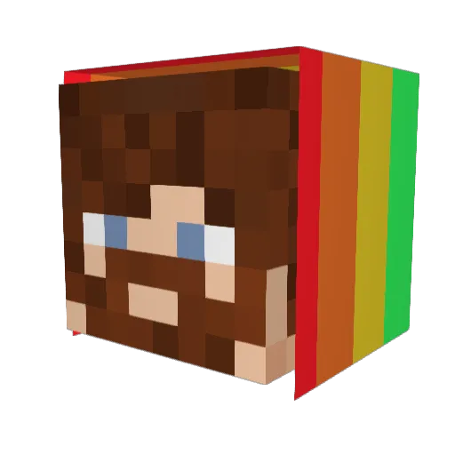 eManFoo457 Minecraft avatar head, 3D render