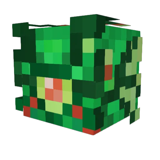 eMeraldLapin Minecraft avatar head, 3D render