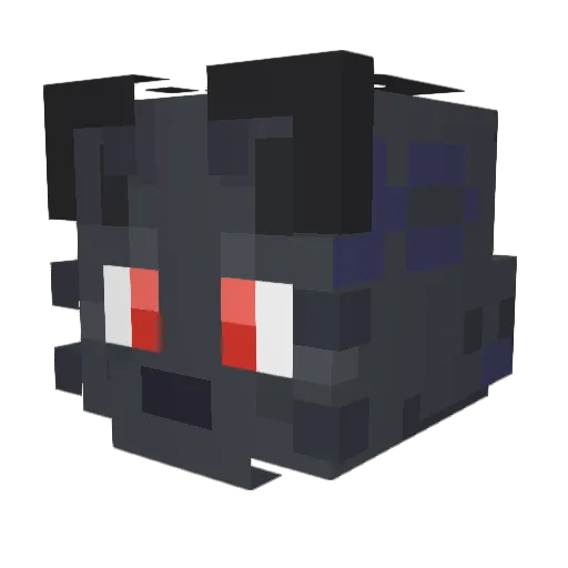 eNerGiXia Minecraft avatar head, 3D render