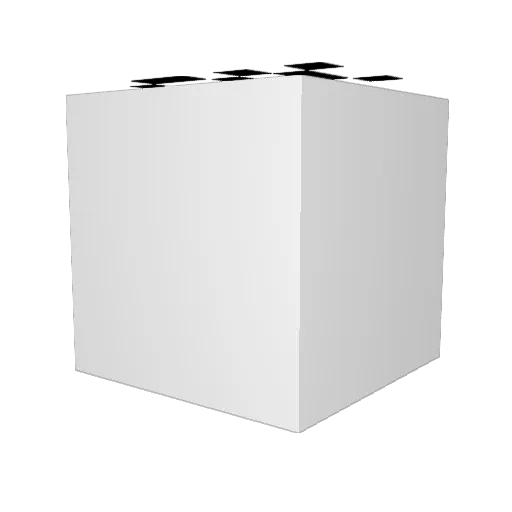eQ6w9XN4 Minecraft avatar head, 3D render