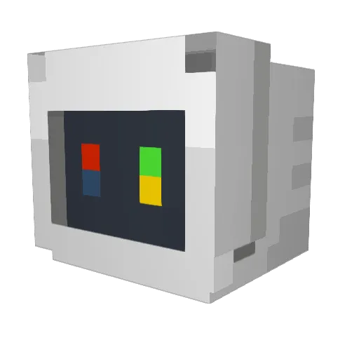 eR0oT Minecraft avatar head, 3D render