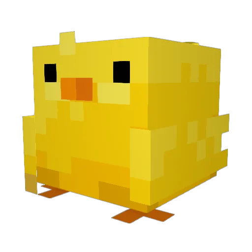 eRFoRever Minecraft avatar head, 3D render