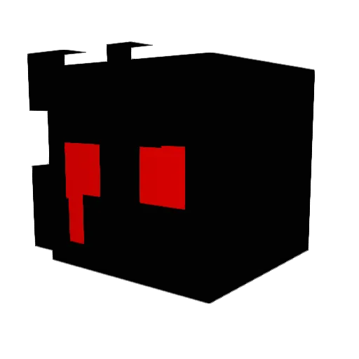eRrOr_ErRoR387 Minecraft avatar head, 3D render