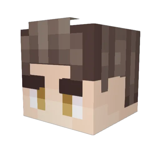 eRyft Minecraft avatar head, 3D render