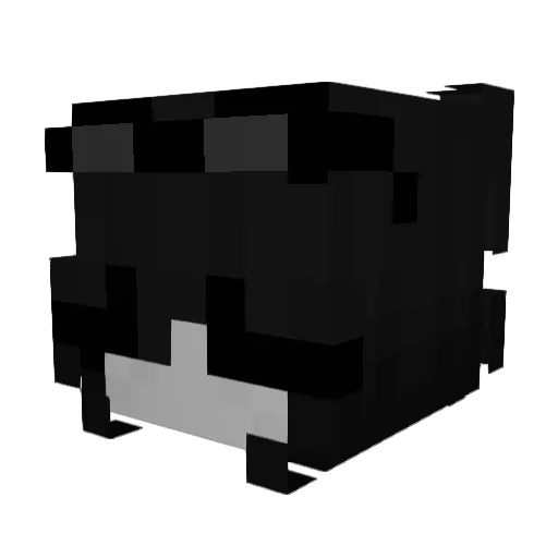 eSakura Minecraft avatar head, 3D render