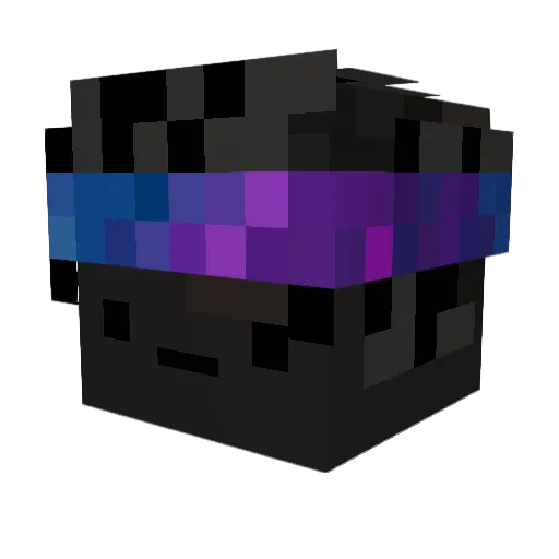 eSqd Minecraft avatar head, 3D render