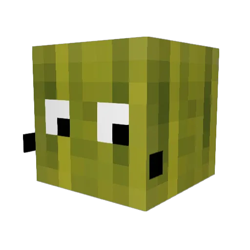 eSynS Minecraft avatar head, 3D render