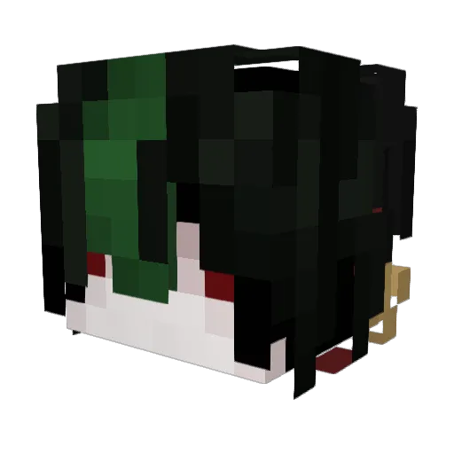 eTOMBII Minecraft avatar head, 3D render