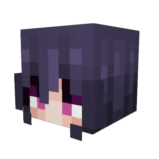 eVU346 Minecraft avatar head, 3D render
