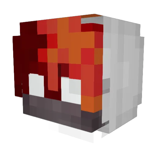 eZCaaatch Minecraft avatar head, 3D render