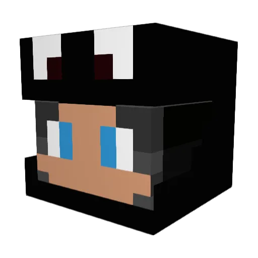 eZReq Minecraft avatar head, 3D render